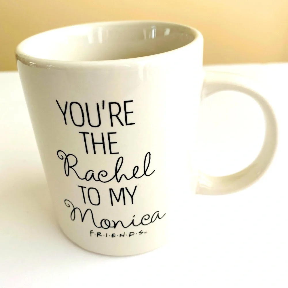 FRIENDS Rachel & Monica Mug TV Show Coffee Best Friend Roommate Galentines Gift